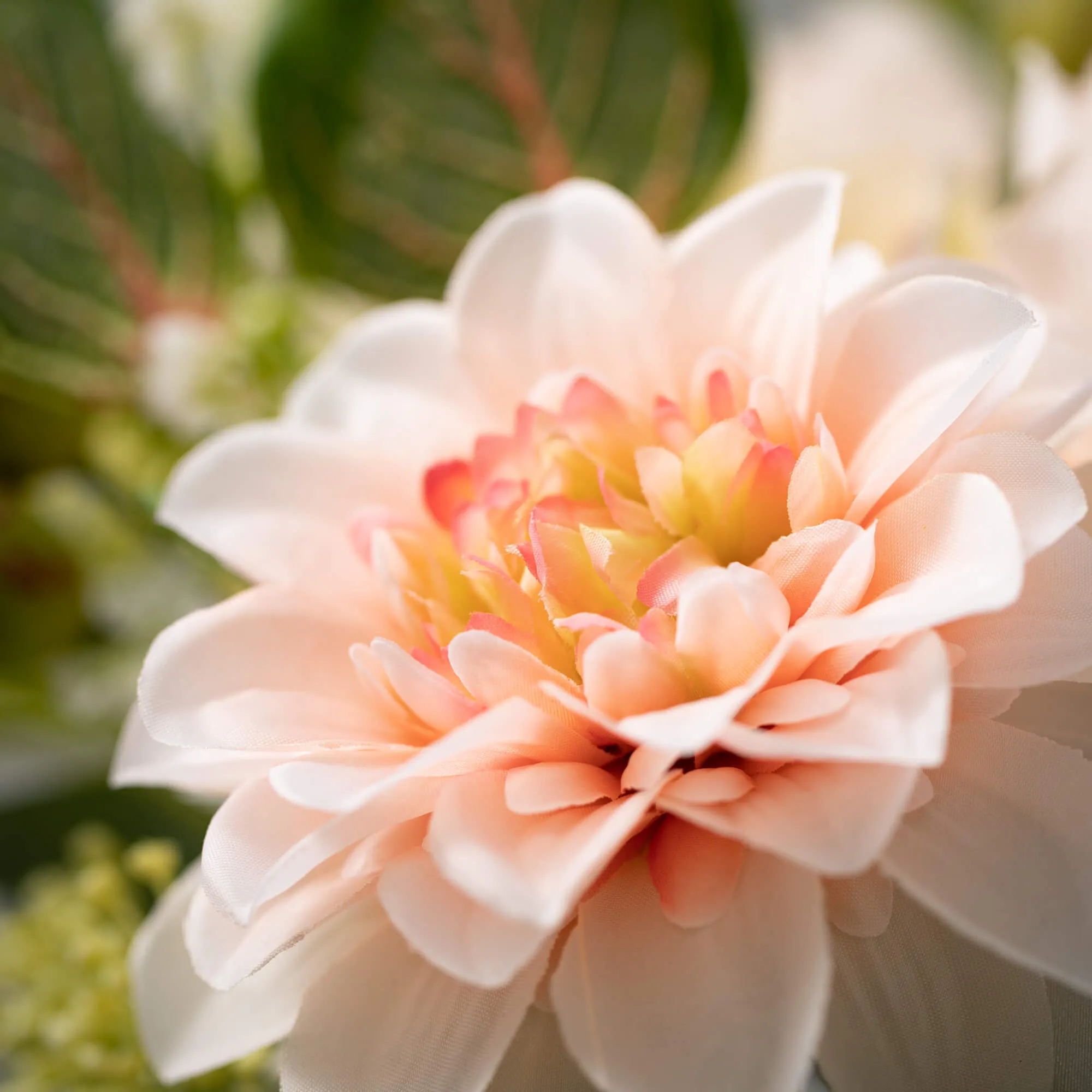 17.5"H Sullivans Blush Blossoming Peony Bush, Multicolored