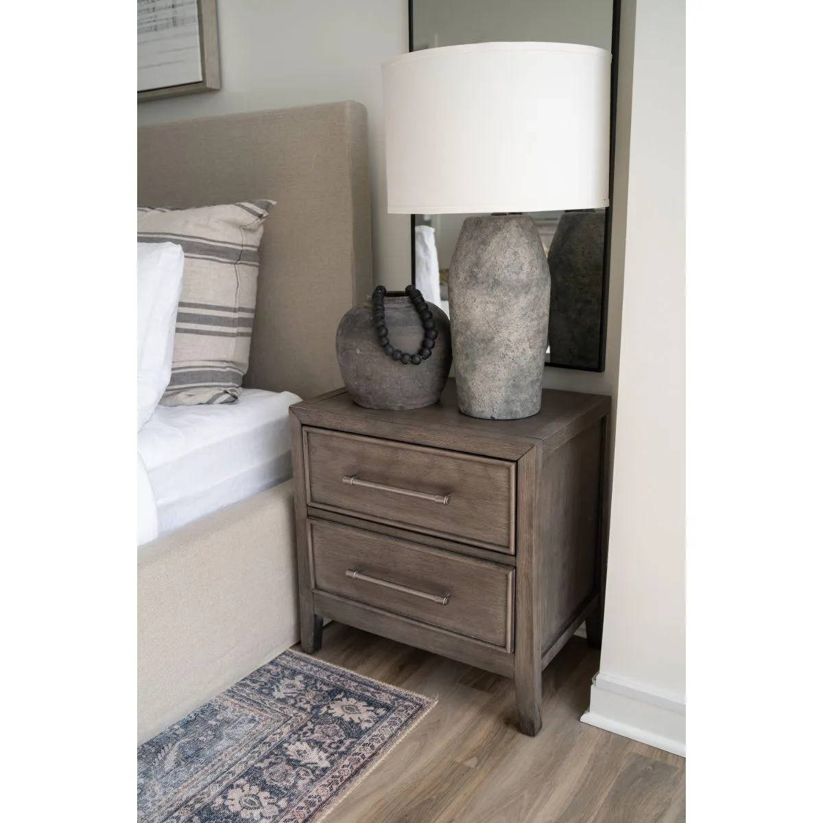 Artifact Tall Table Lamp Moonstone Finish