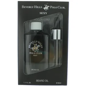 Beverly Hills Polo Club Men's Beard Oil - Sexy Woody Oriental Fragrance, 1.7 oz