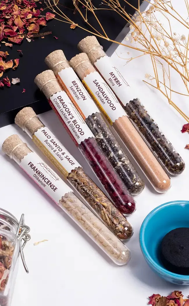 Botanical Resin Glass Tube | Benzoin