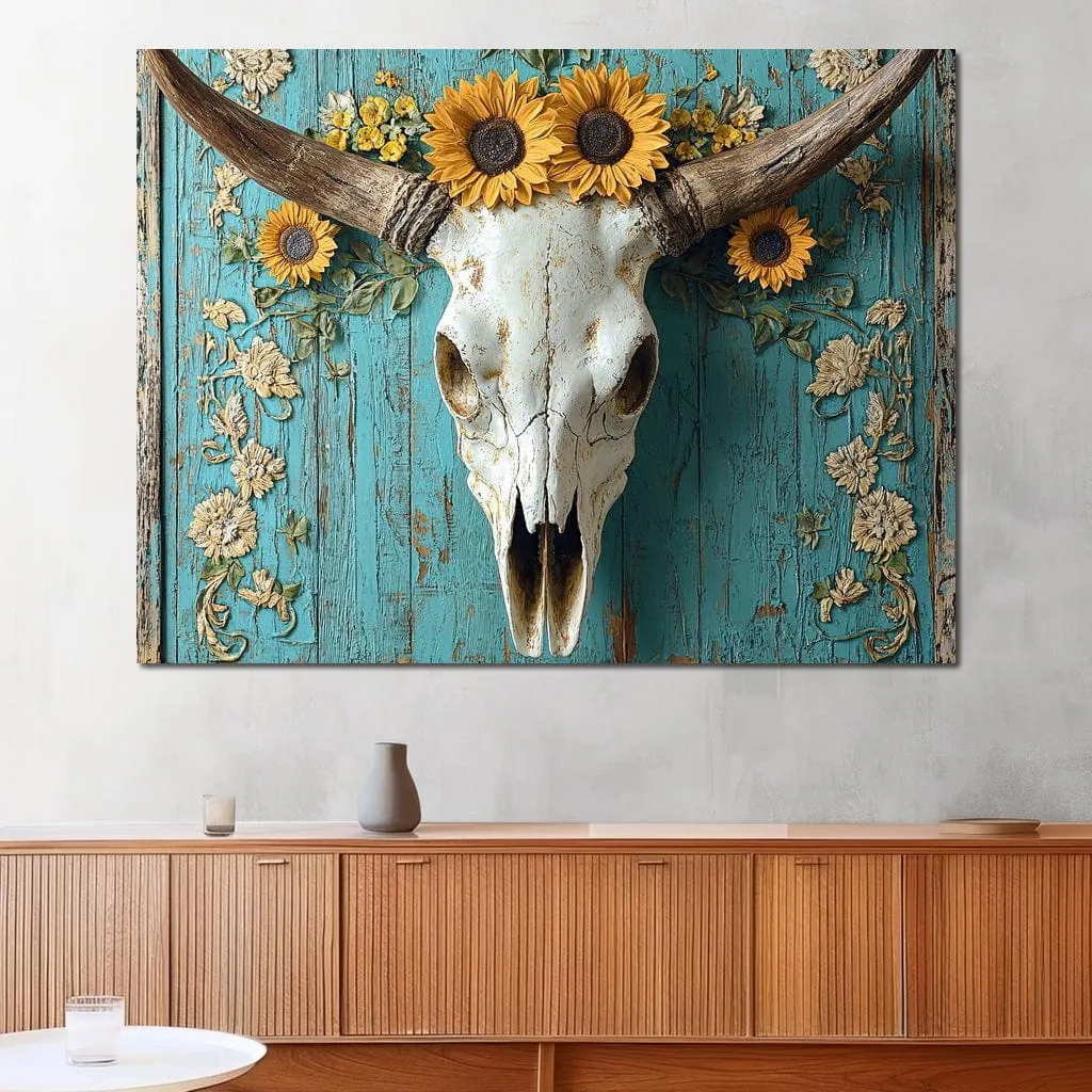 Bull Skull Rustic Vibes