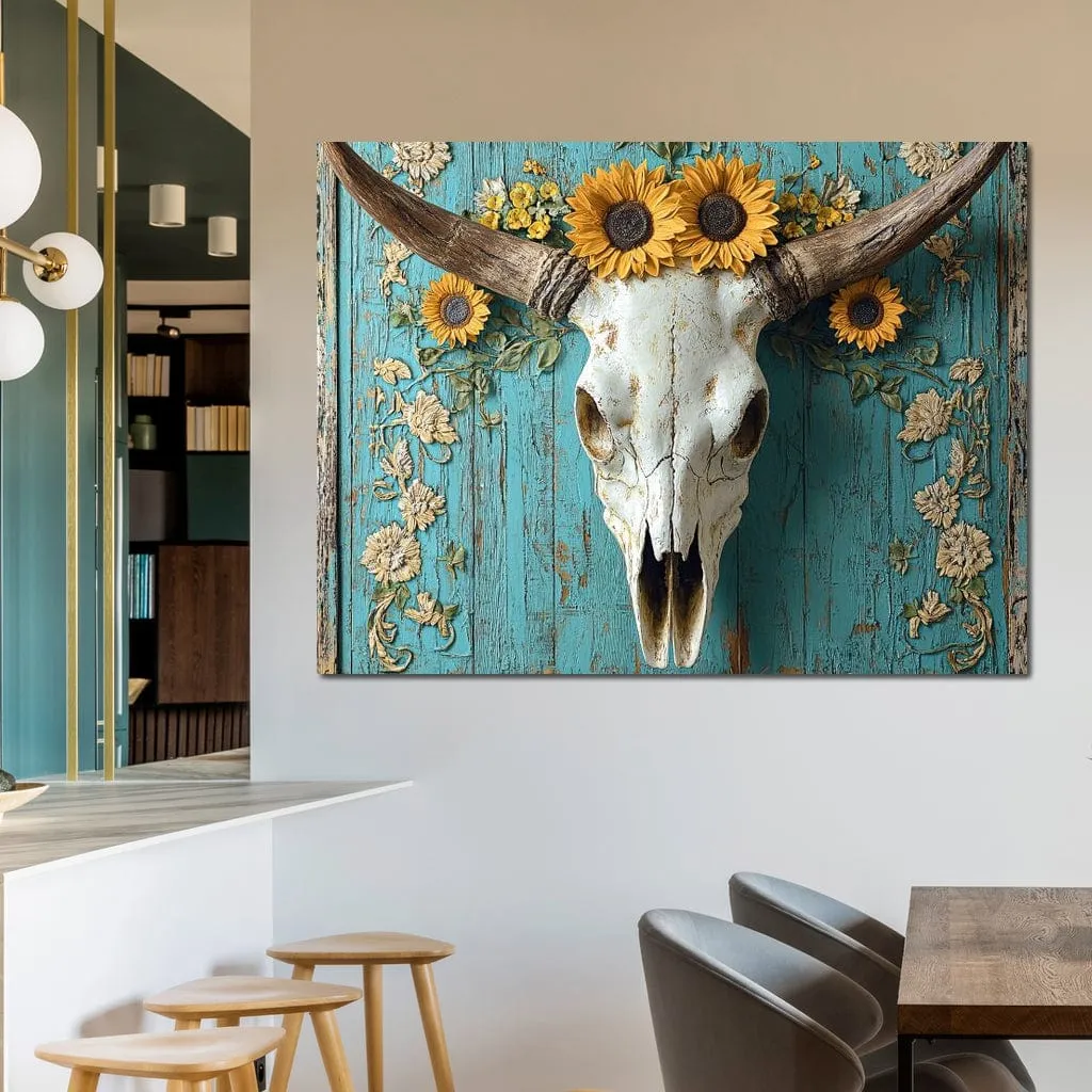 Bull Skull Rustic Vibes