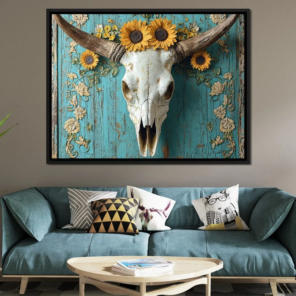 Bull Skull Rustic Vibes