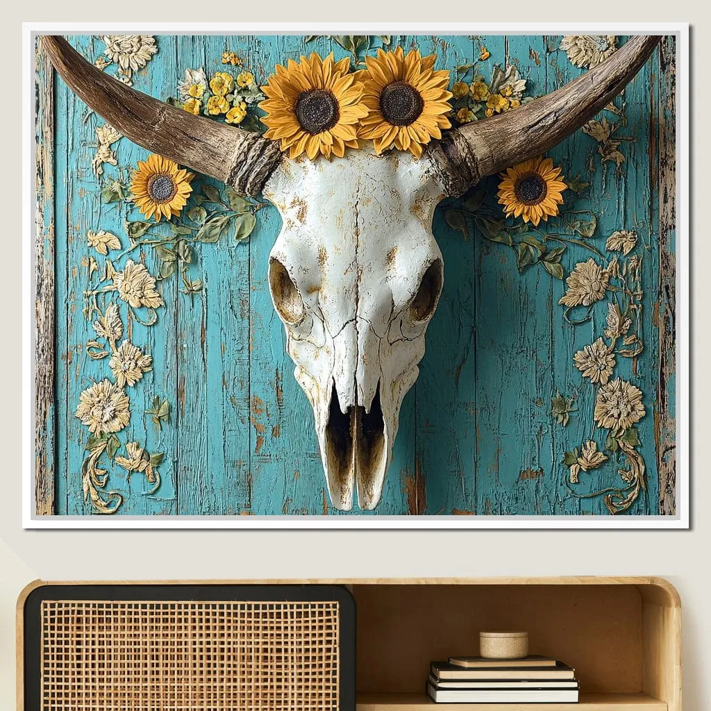 Bull Skull Rustic Vibes