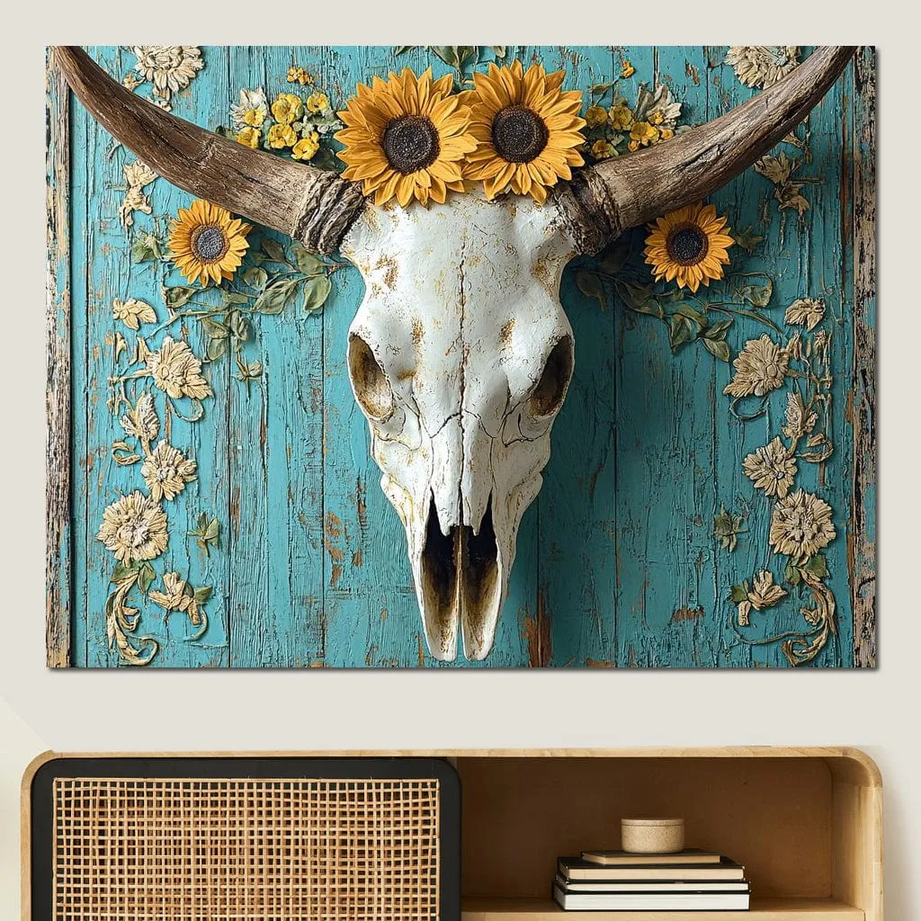 Bull Skull Rustic Vibes