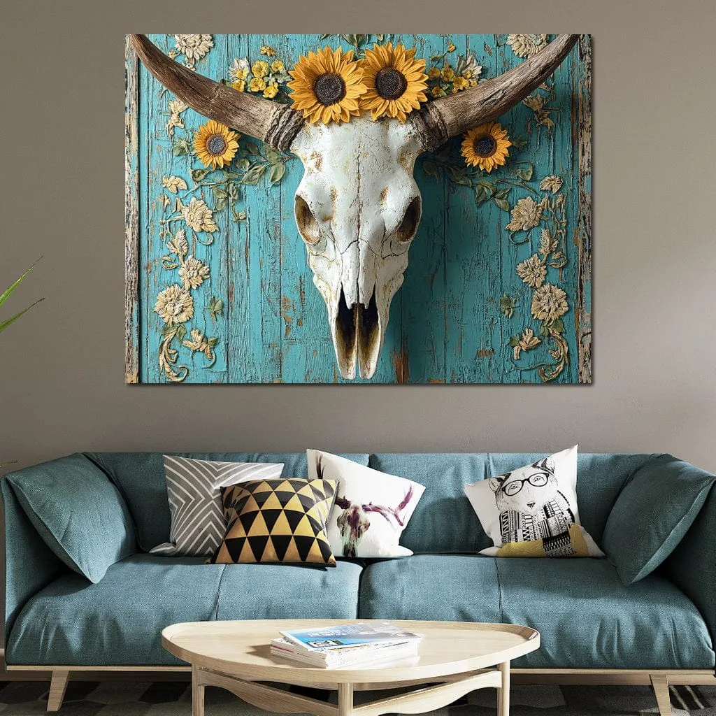 Bull Skull Rustic Vibes