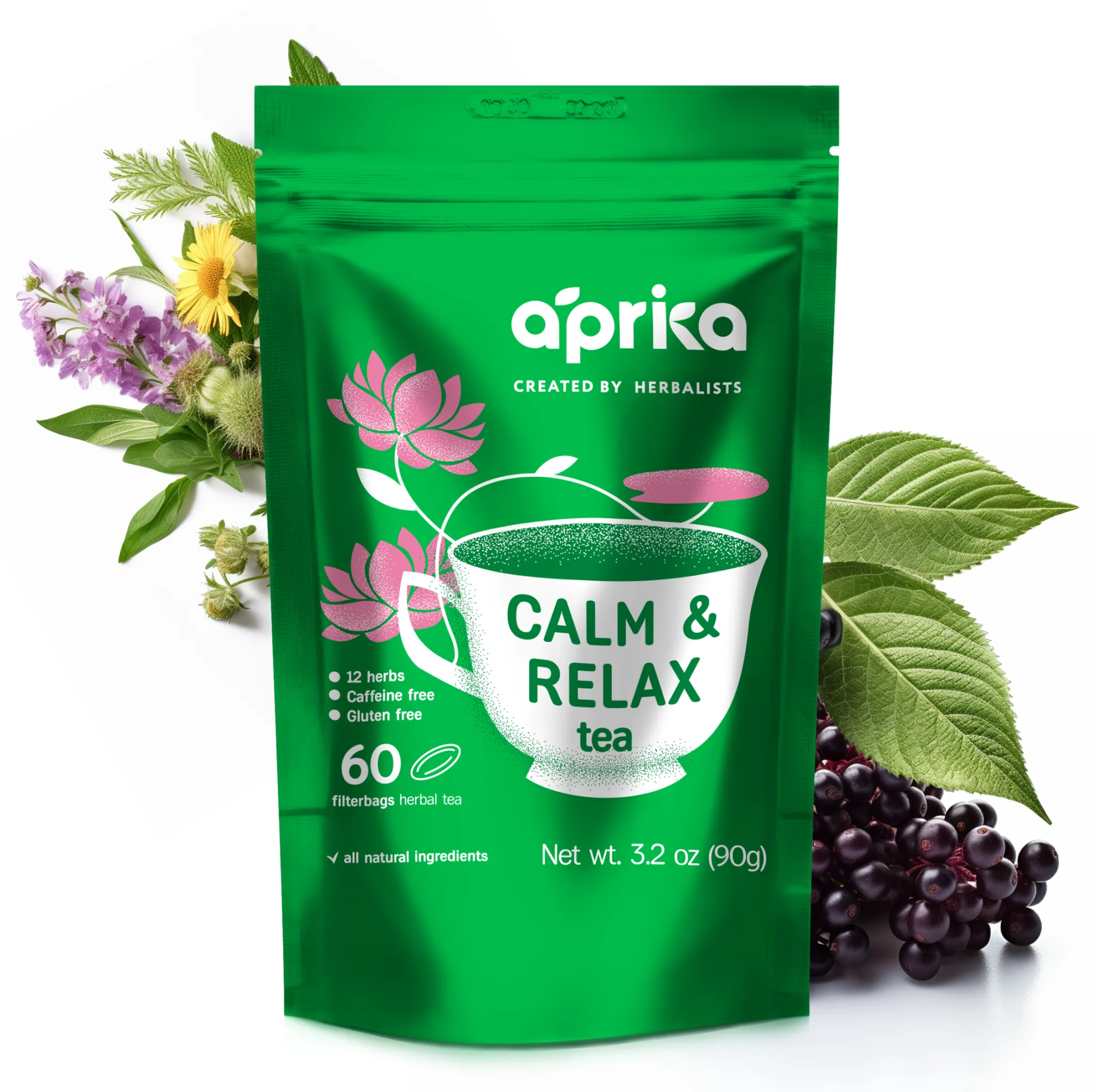 Calm and Relax Herbal Tea, 60 bags