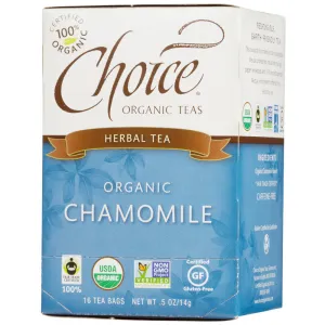 CHOICE - Herbal Tea Organic Chamomile - 16 Tea Bags