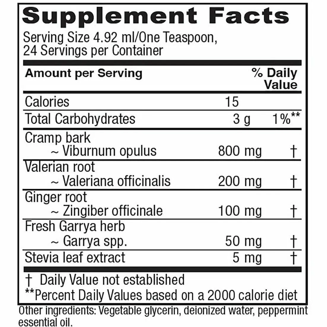 Cramp Calm Tonic 4 fl oz by Vitanica