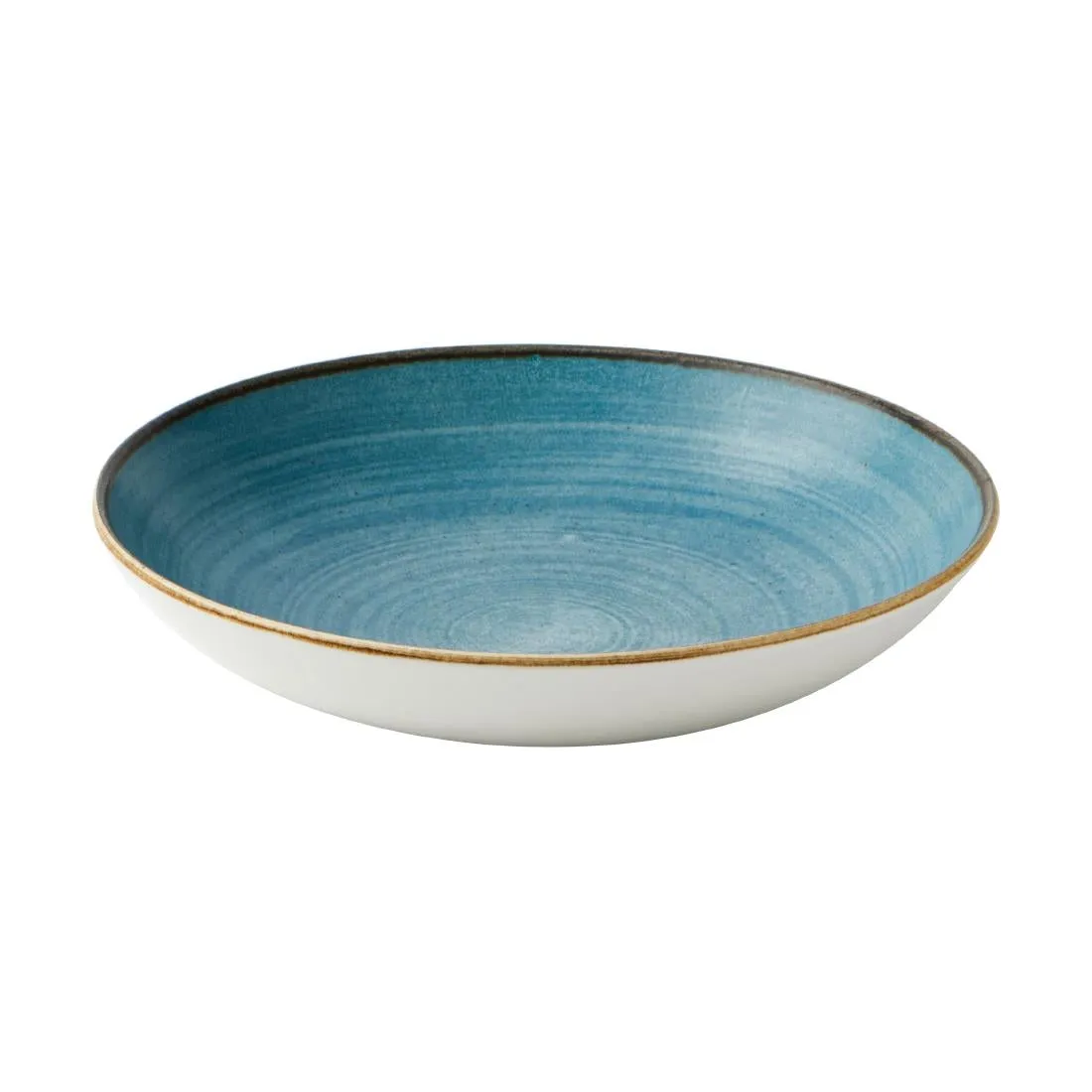 CX661 Churchill Stonecast Raw Evolve Coupe Bowls Teal 248mm (Pack of 12)