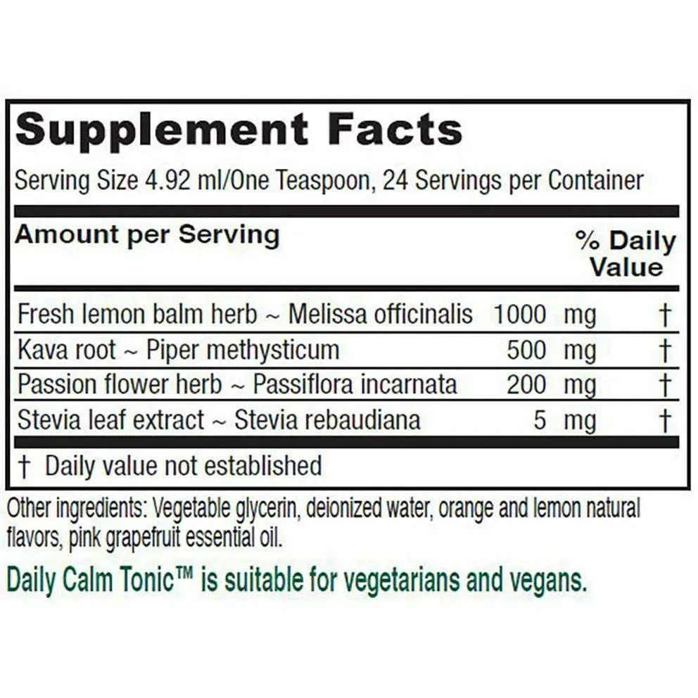 Daily Calm Tonic 4 fl oz by Vitanica