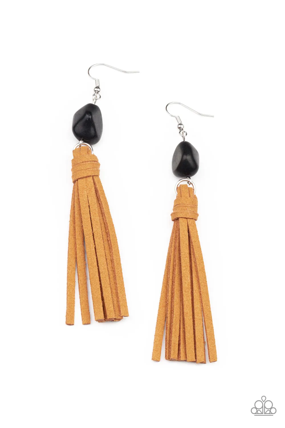 Earrings All-Natural Allure - Black E2080