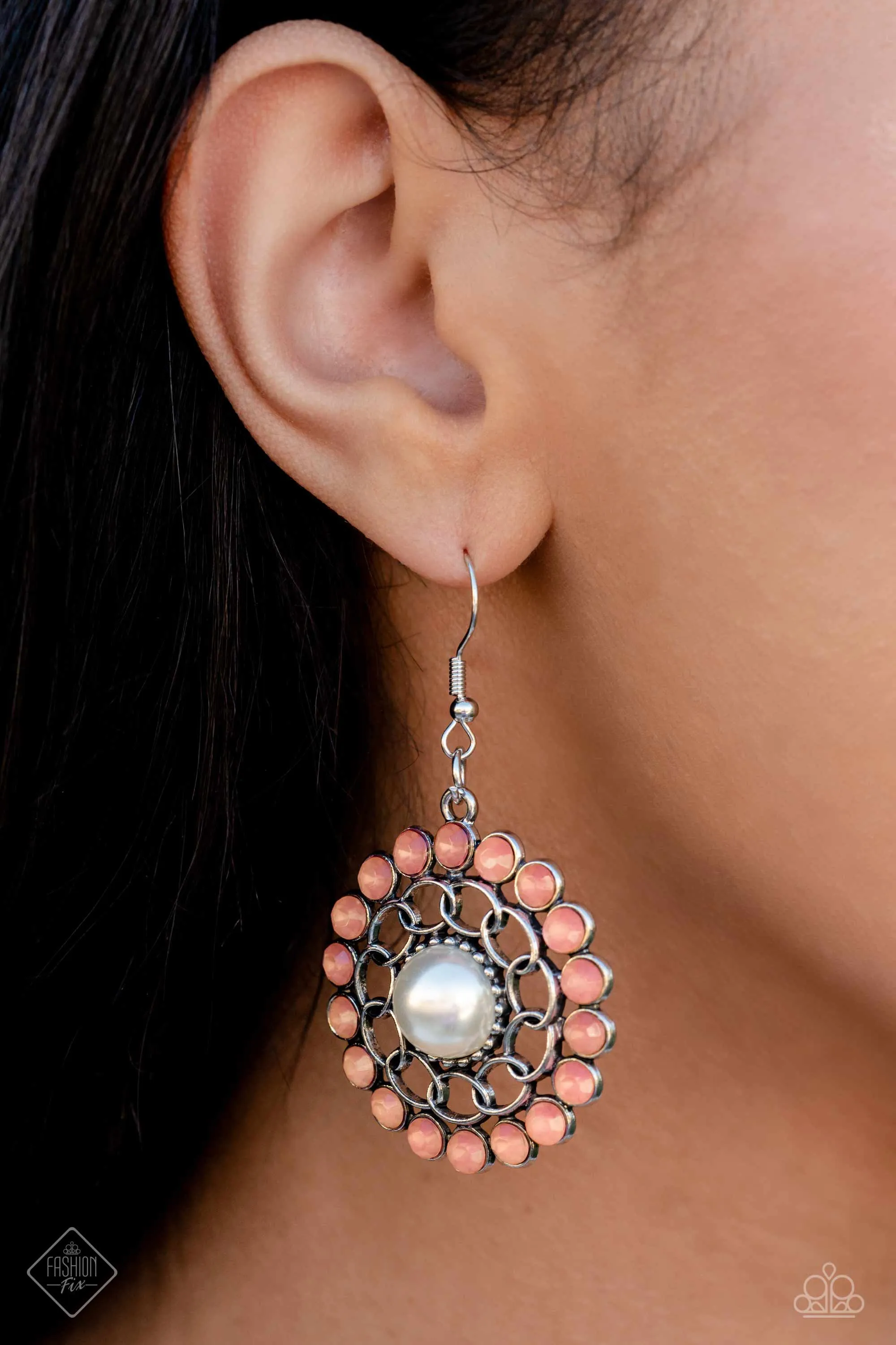 Effortlessly Eden Orange Earrings - Paparazzi Accessories