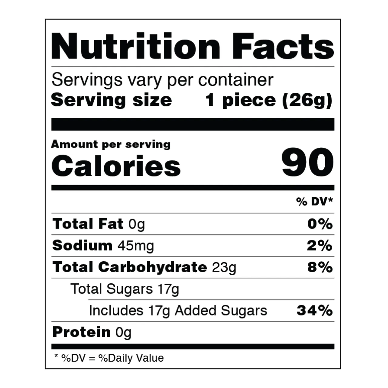 Juicy Drop Pop Candy
