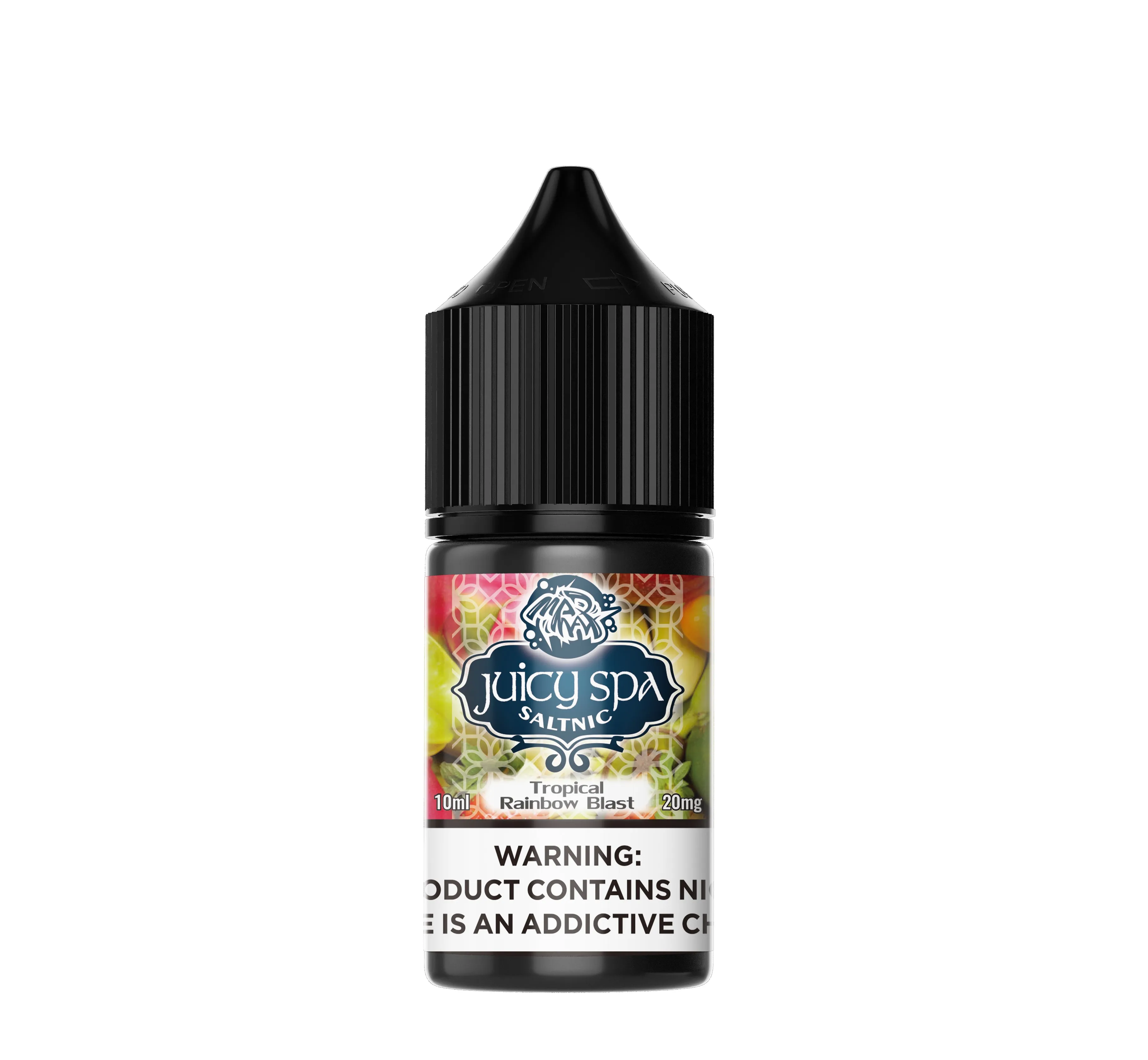 Juicy Spa Tropical Rainbow Blast Premium Salt Nic E Liquid 10mL / 20mg
