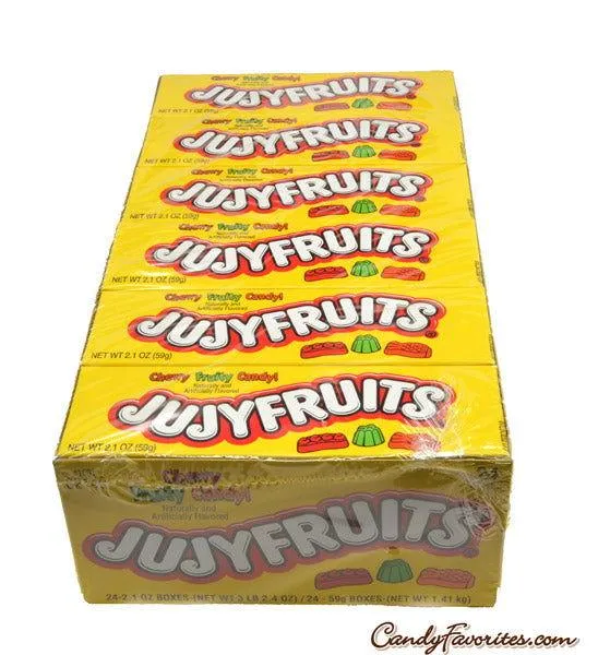 Jujyfruits Chewy Fruity Candy 2.1 Ounce Box