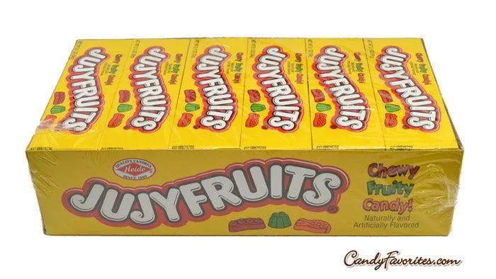 Jujyfruits Chewy Fruity Candy 2.1 Ounce Box