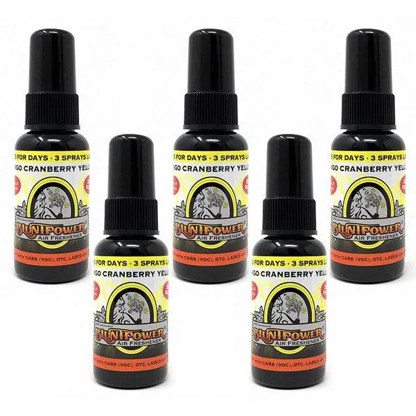 Mango Cranberry Yellow Air Freshener Bundle (5 Pack)