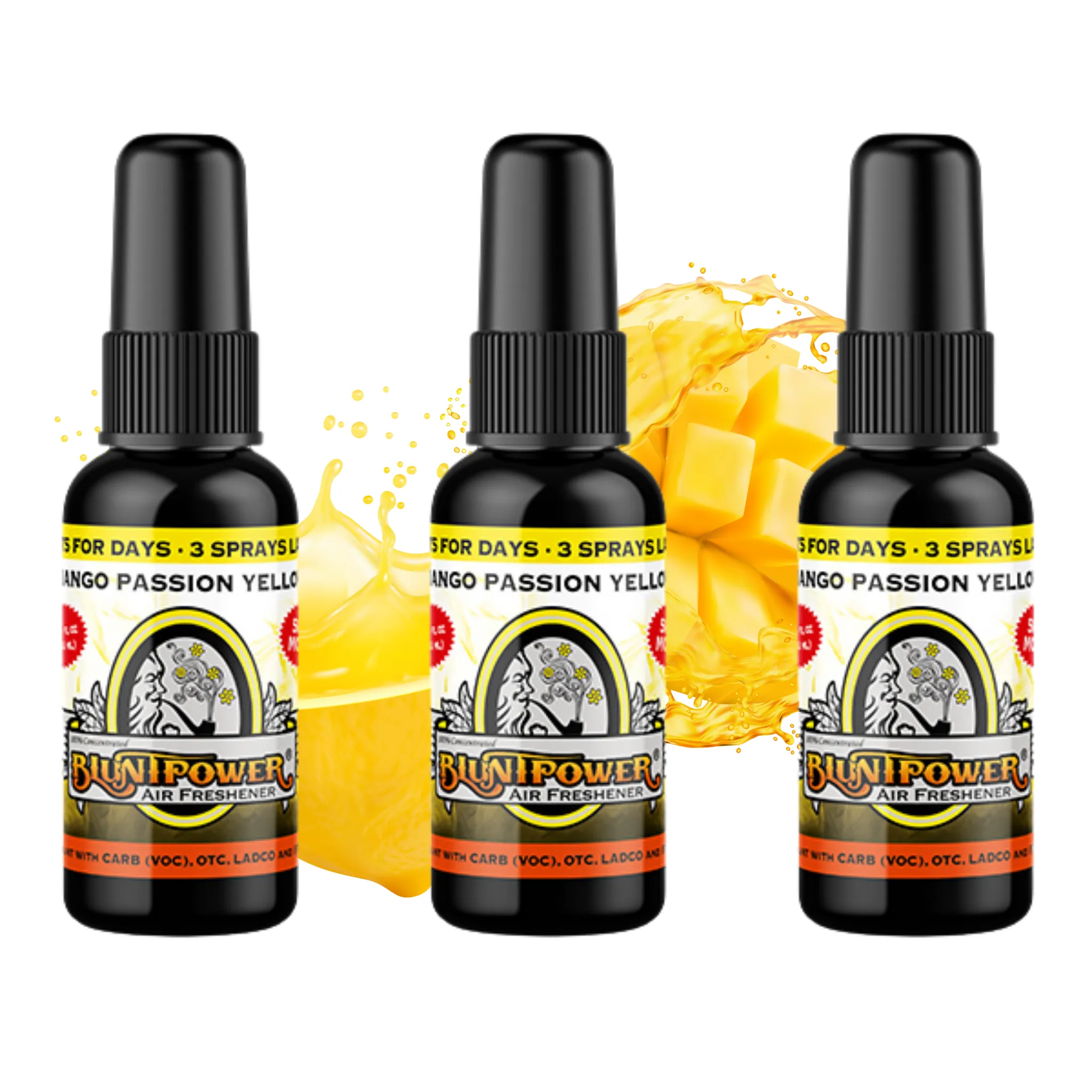 Mango Passion Yellow Air Freshener Bundle (3 Pack)