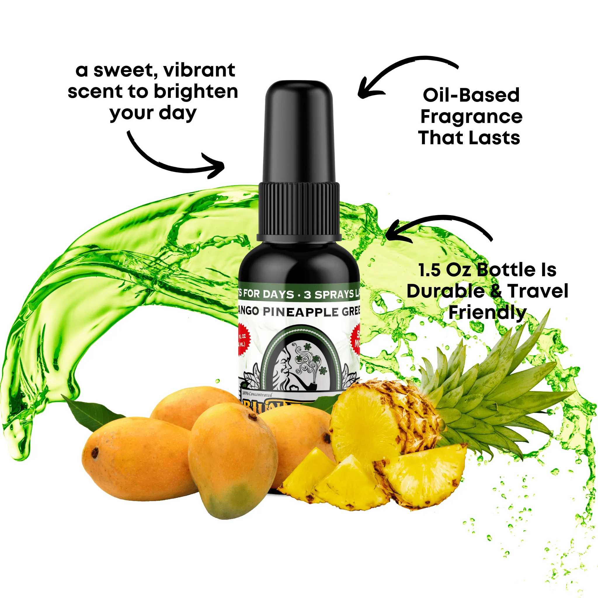 Mango Pineapple Green Air Freshener Spray
