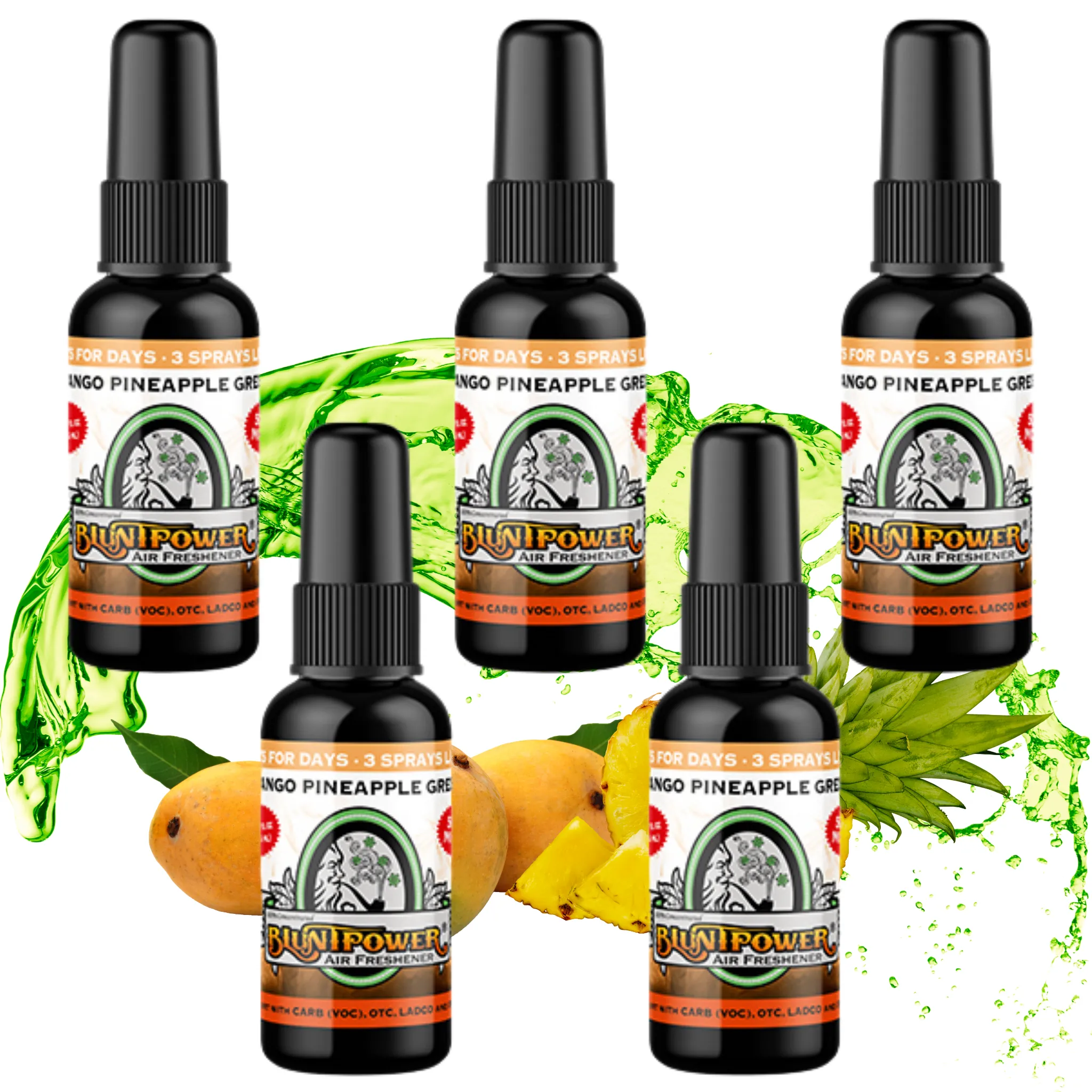 Mango Pineapple Green Air Freshener Spray