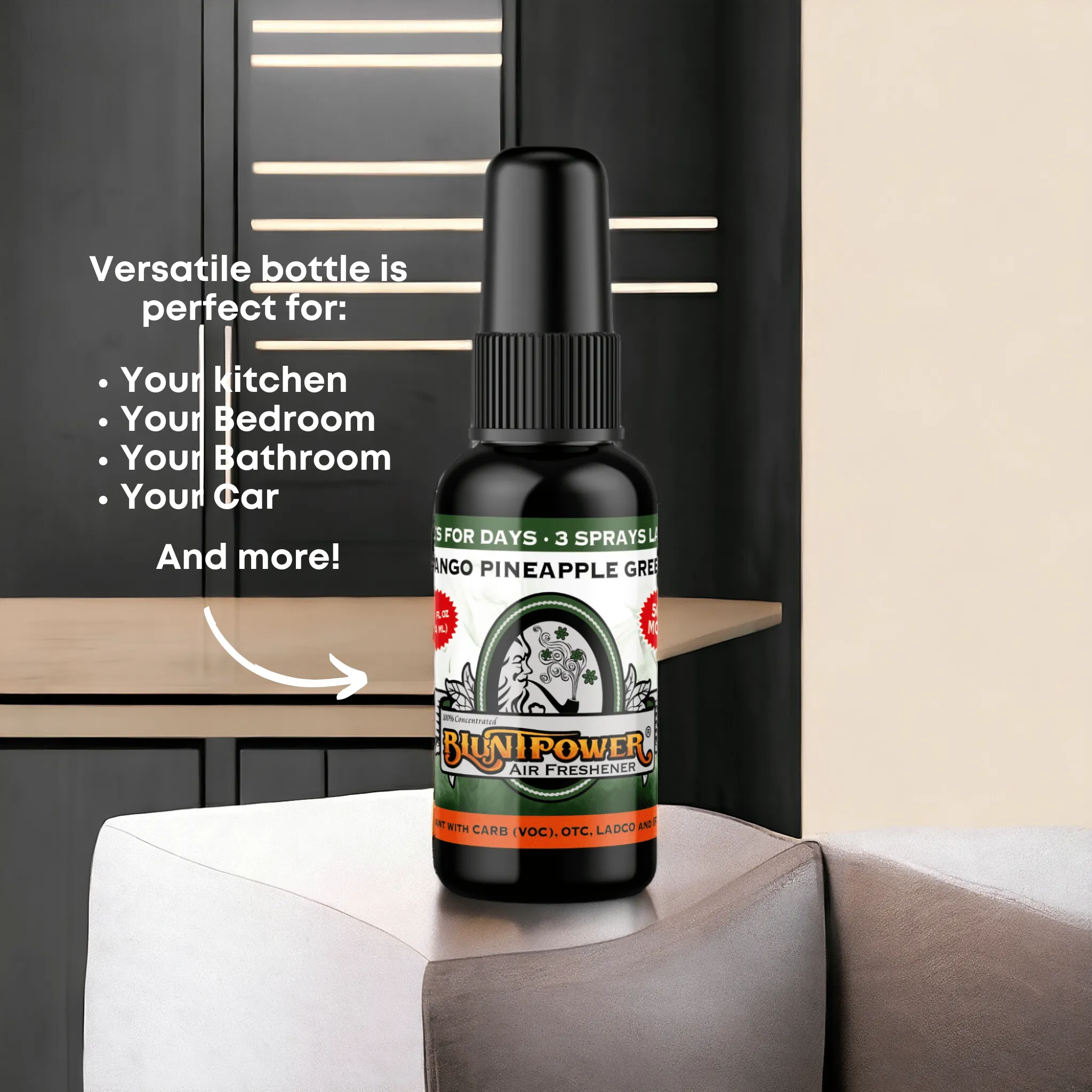 Mango Pineapple Green Air Freshener Spray