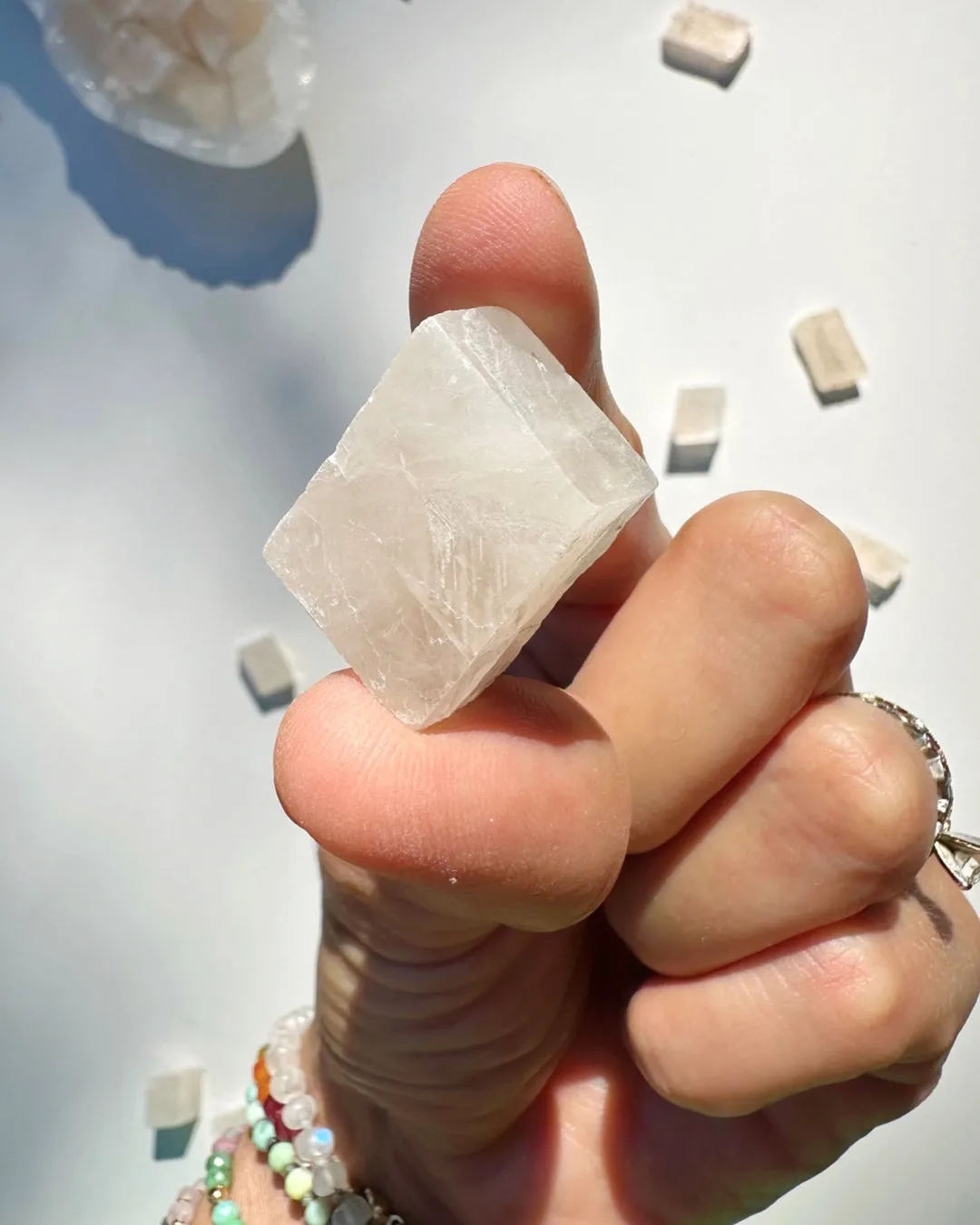 Mini Pink Optical Calcite