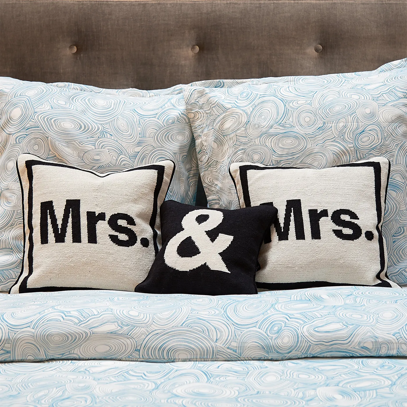 Mrs. Needlepoint Cushion