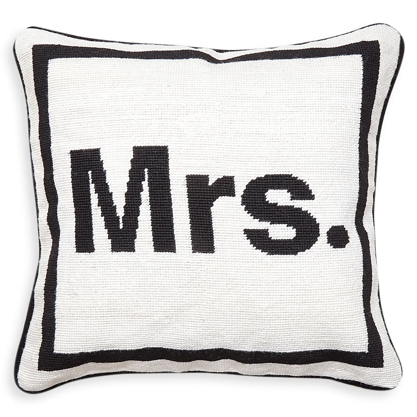 Mrs. Needlepoint Cushion