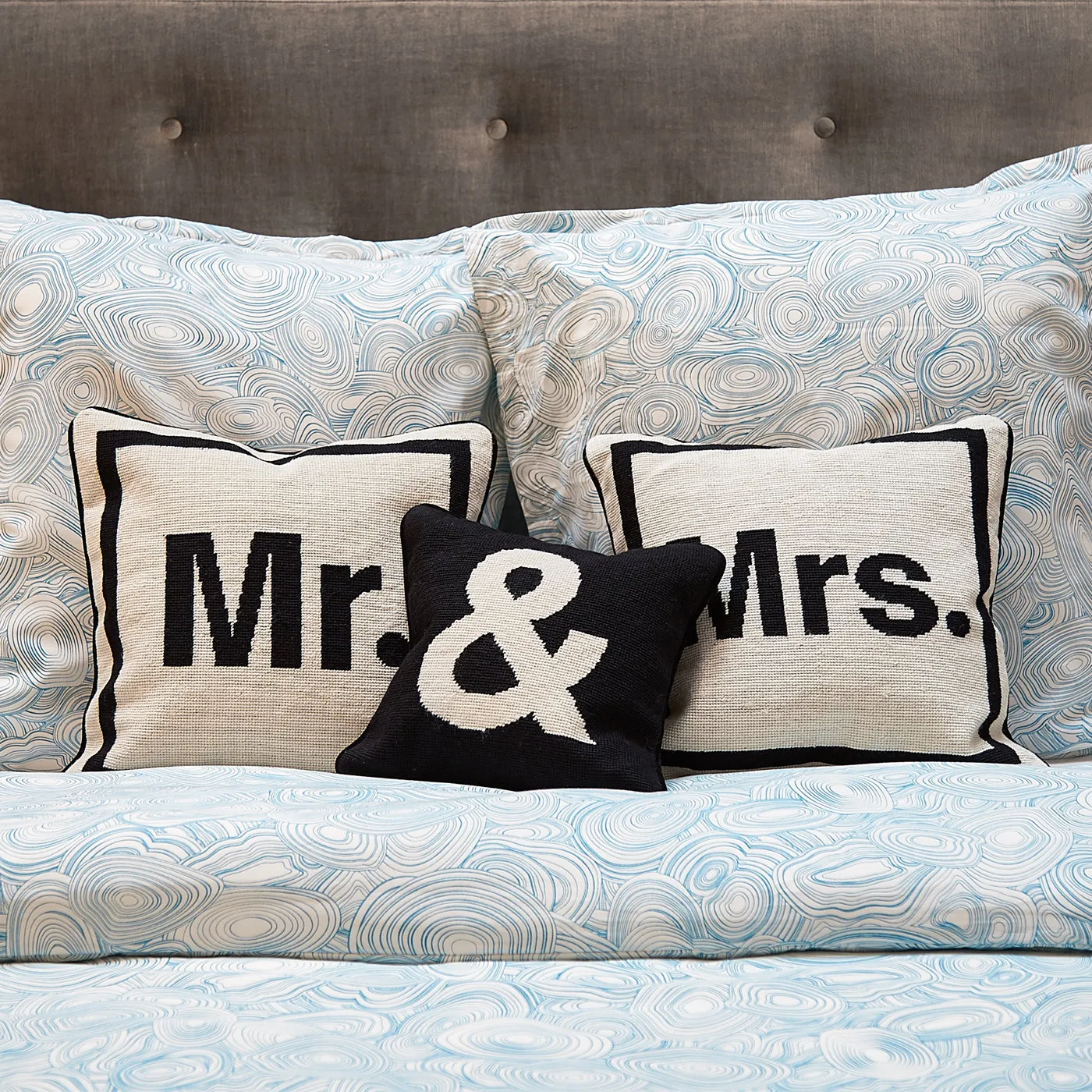 Mrs. Needlepoint Cushion