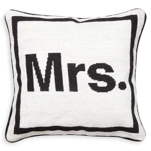 Mrs. Needlepoint Cushion