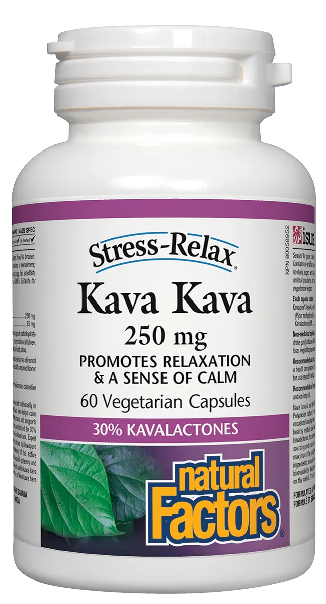Natural Factors Kava Kava (250mg) (60 VCaps)