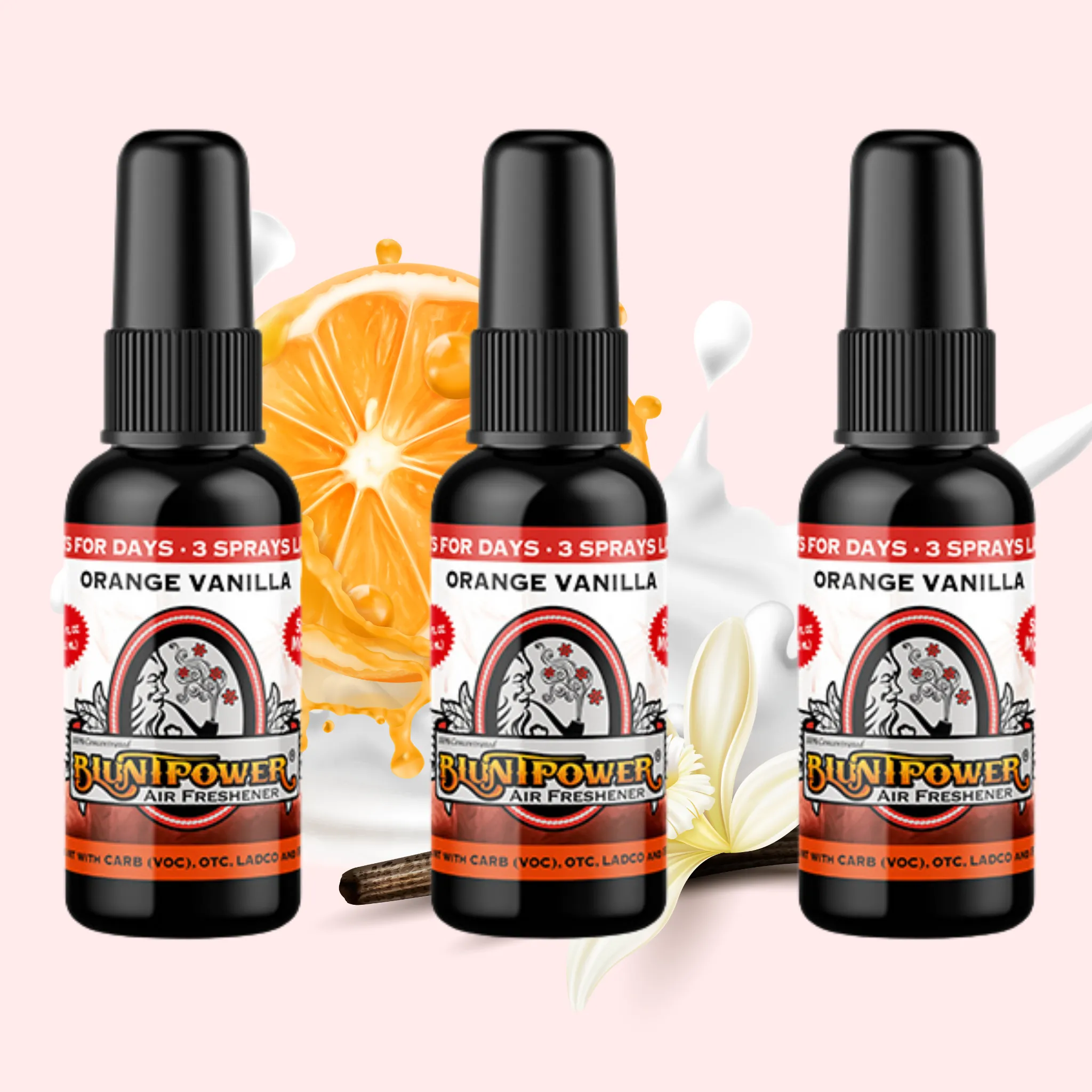 Orange Vanilla Air Freshener Spray