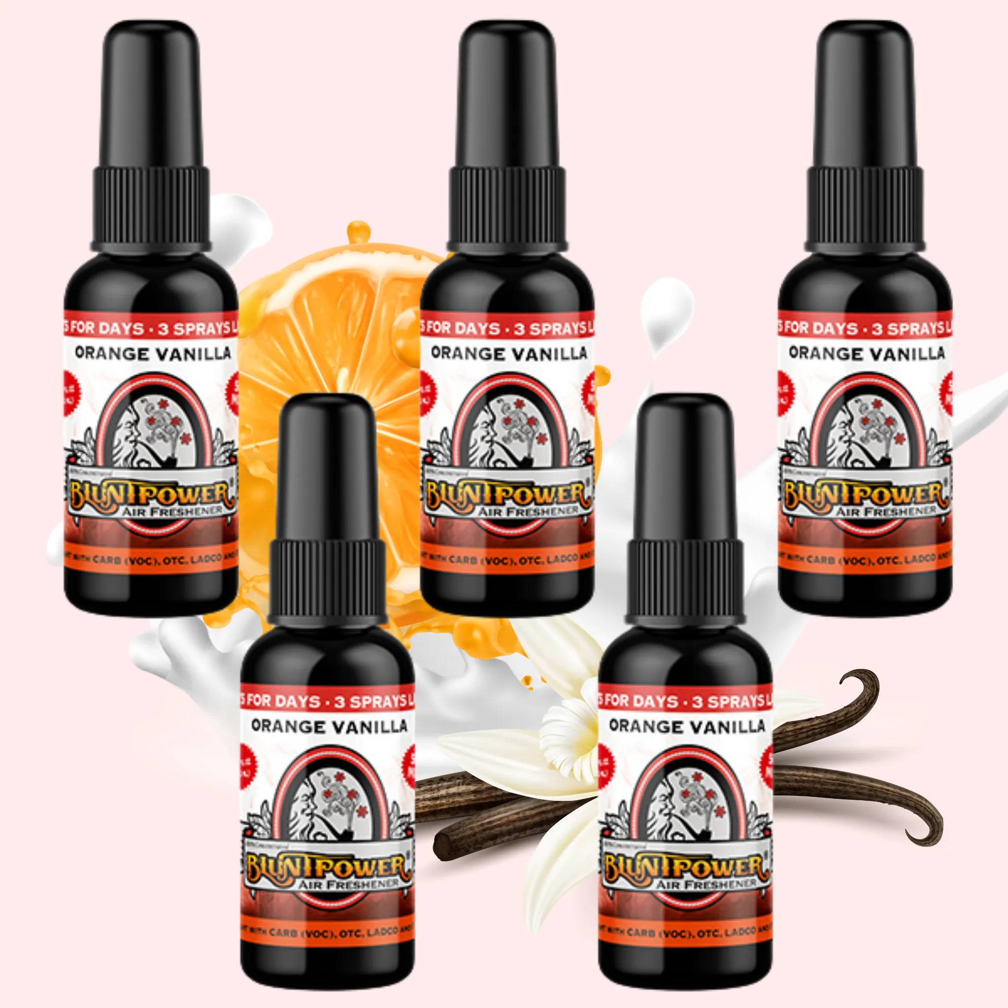 Orange Vanilla Air Freshener Spray