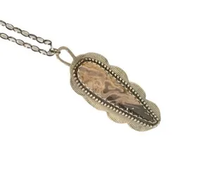 Palm Root Stone Necklace