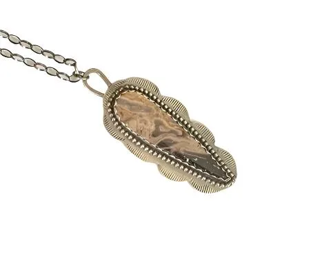Palm Root Stone Necklace
