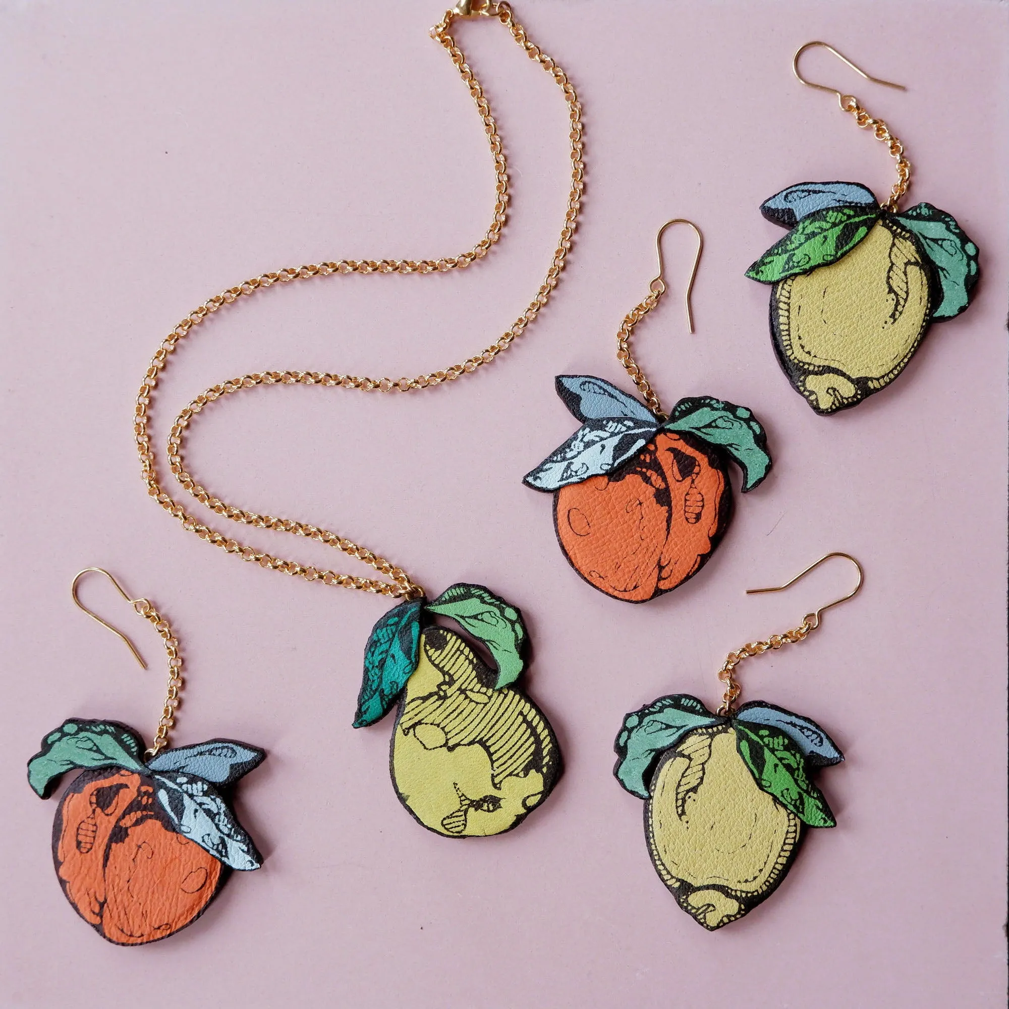 PEACH . earrings