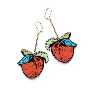 PEACH . earrings