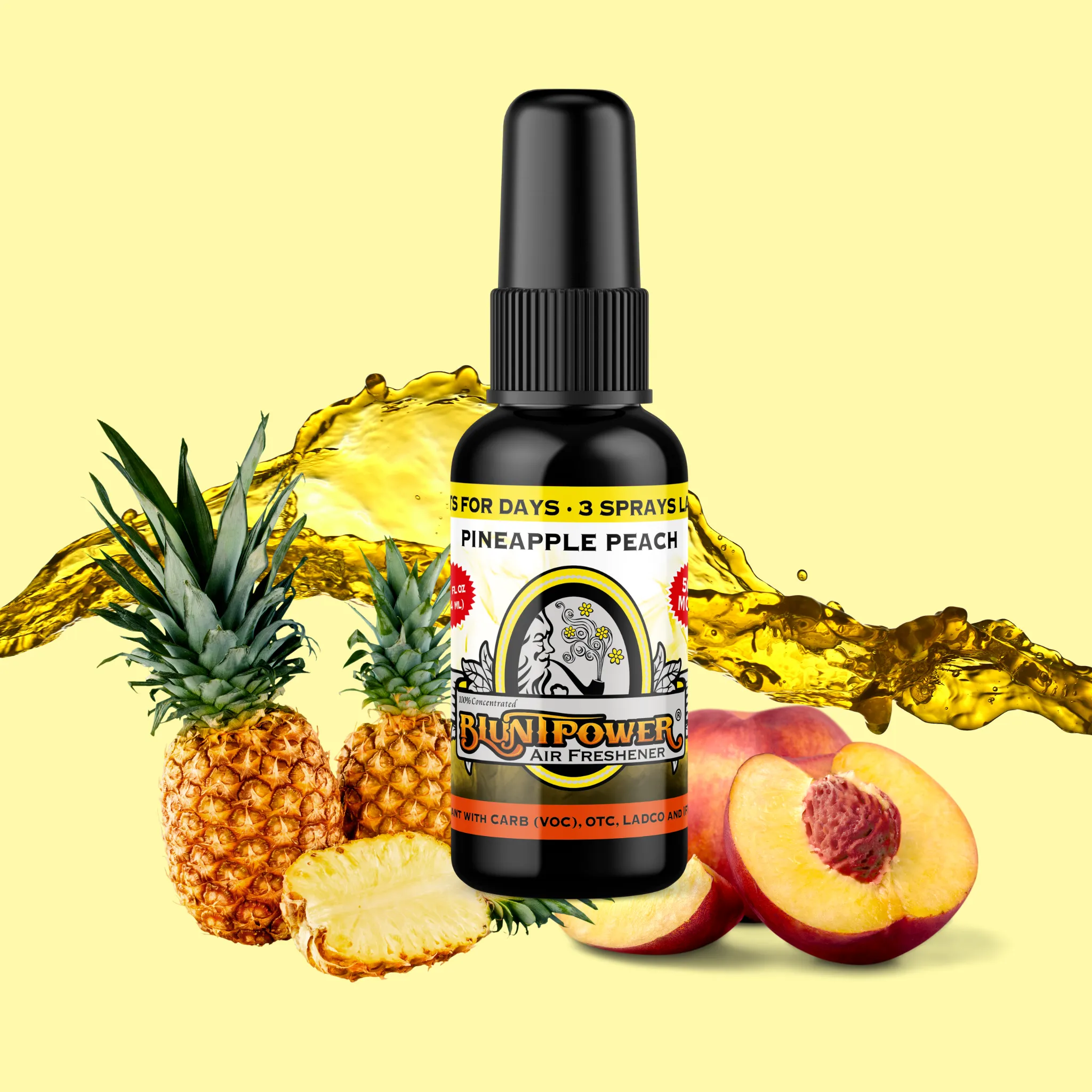 Pineapple Peach Air Freshener Spray