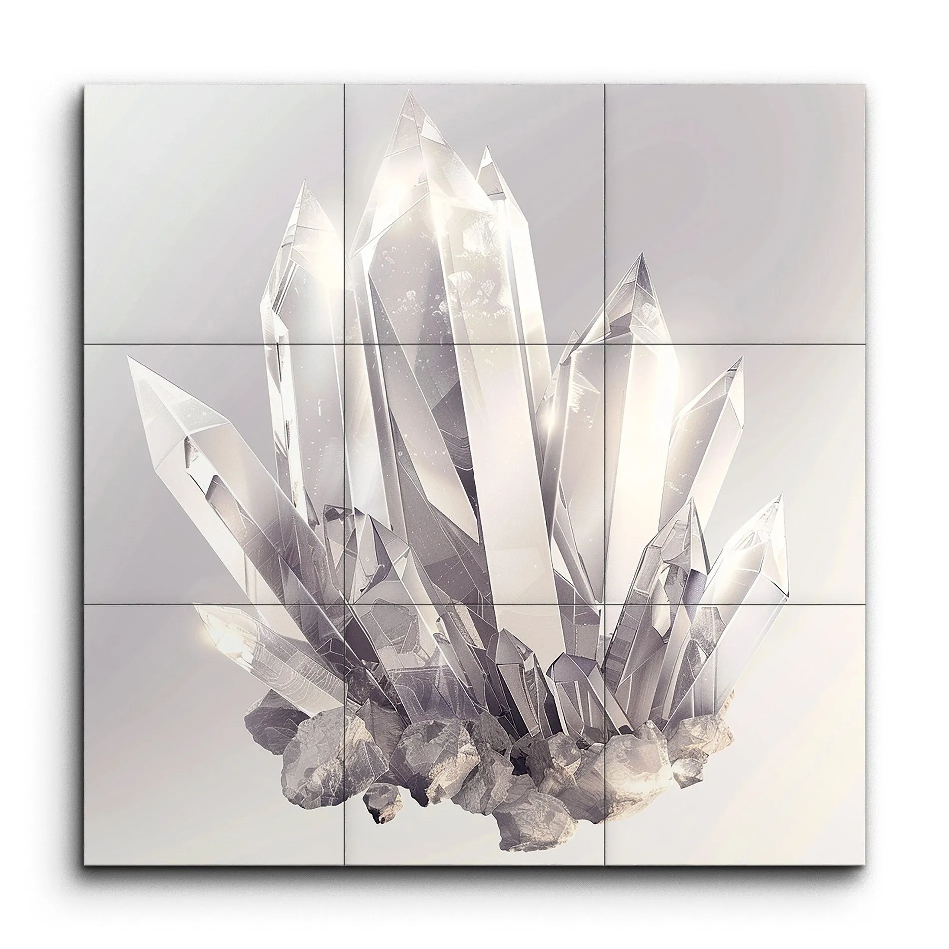 Quartz Crystal Cluster: Natural Beauty in Focus