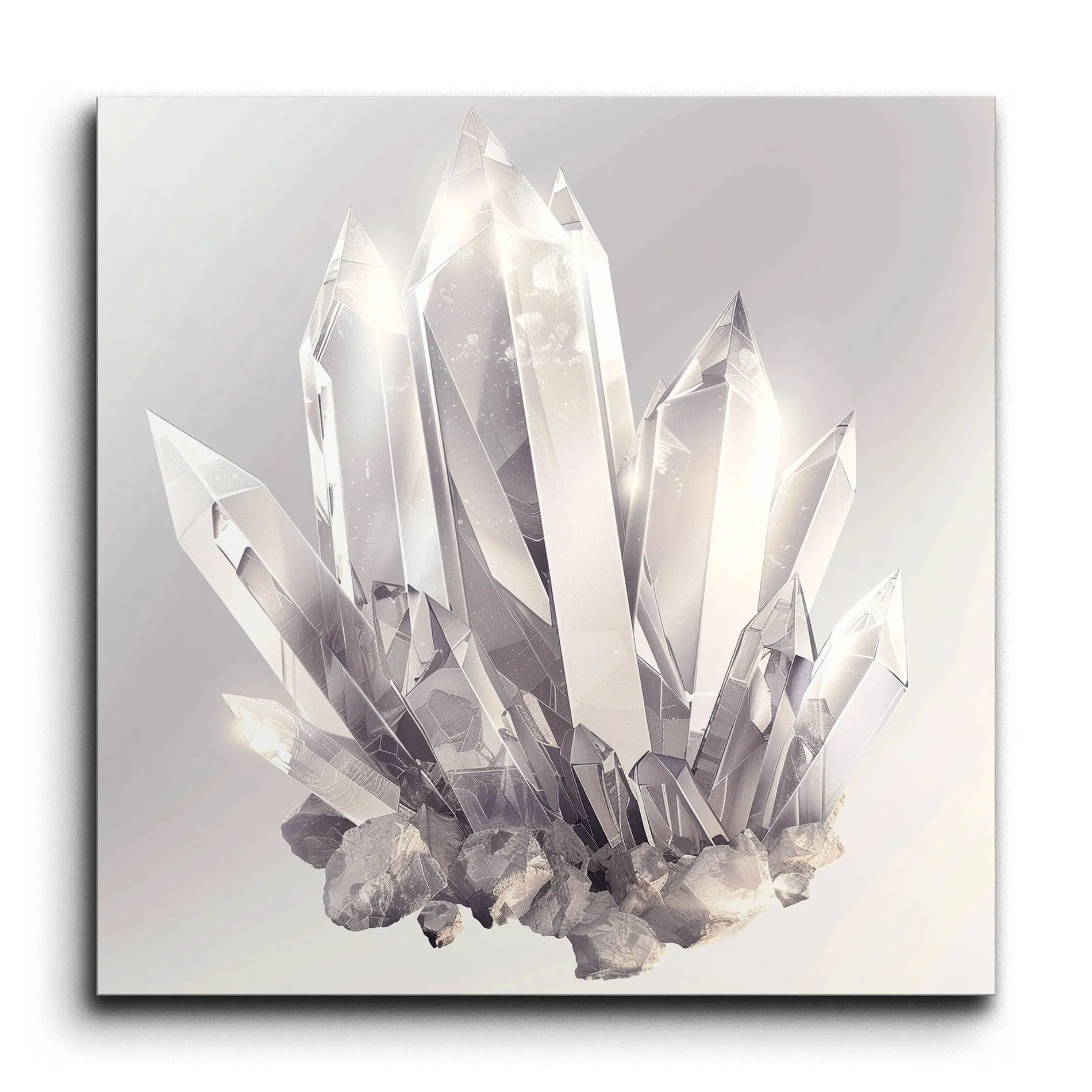 Quartz Crystal Cluster: Natural Beauty in Focus