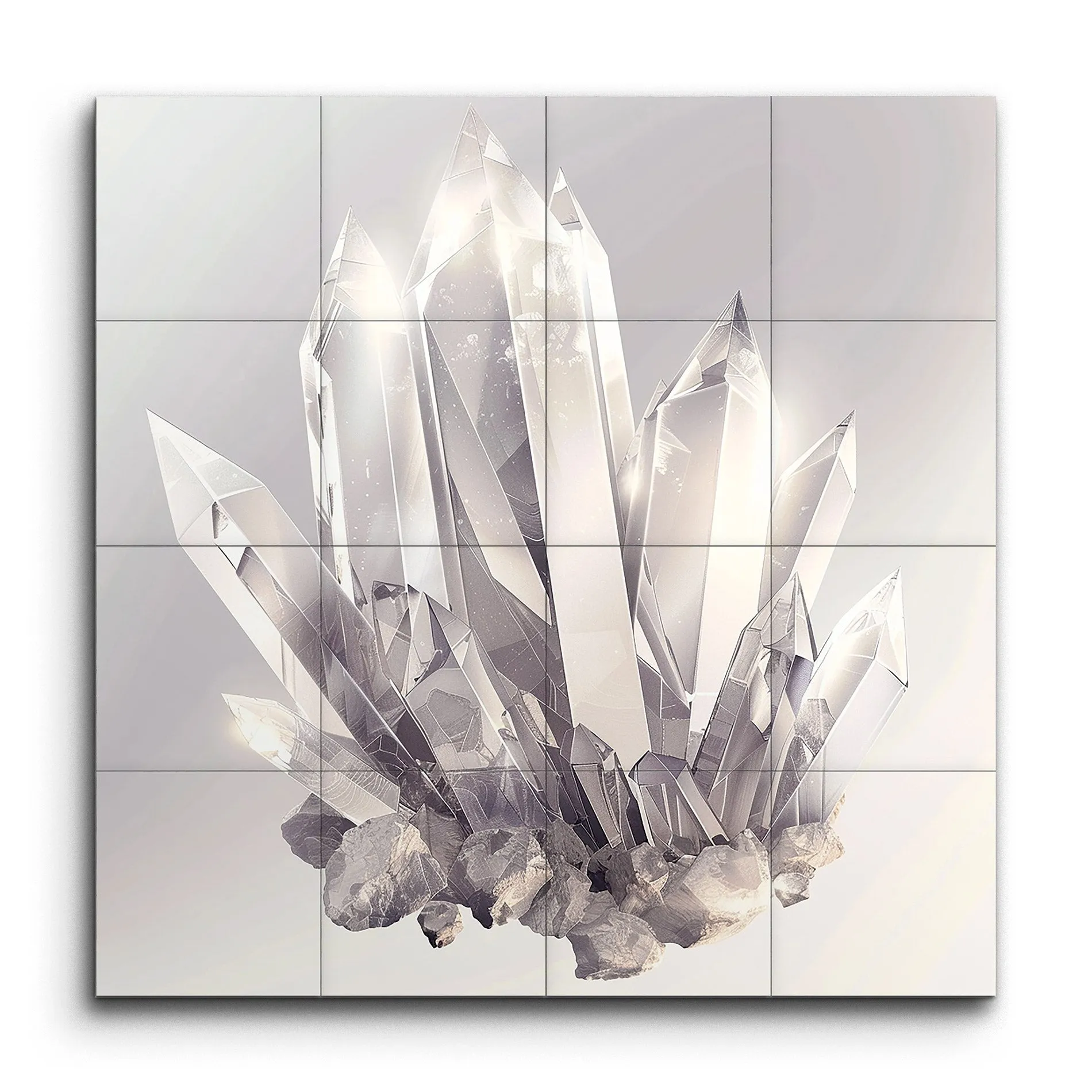 Quartz Crystal Cluster: Natural Beauty in Focus