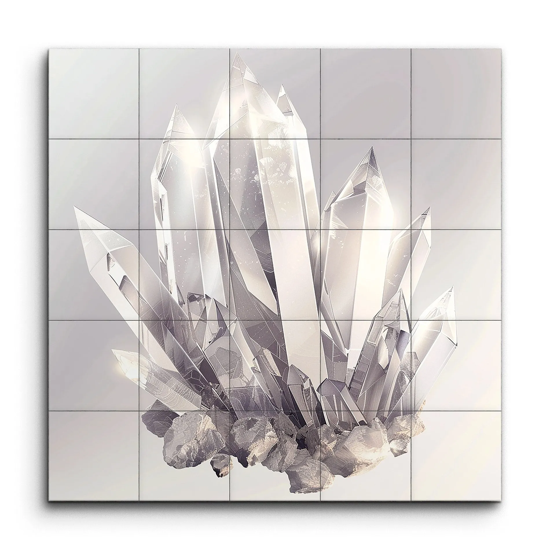 Quartz Crystal Cluster: Natural Beauty in Focus