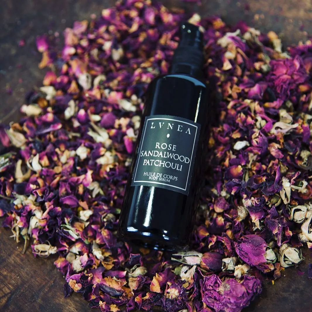 Rose Sandalwood Patchouli Floral Body Serum