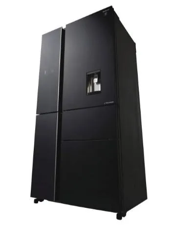 Sharp SJ-FX660W-BK 650L Multi Door Refrigerator