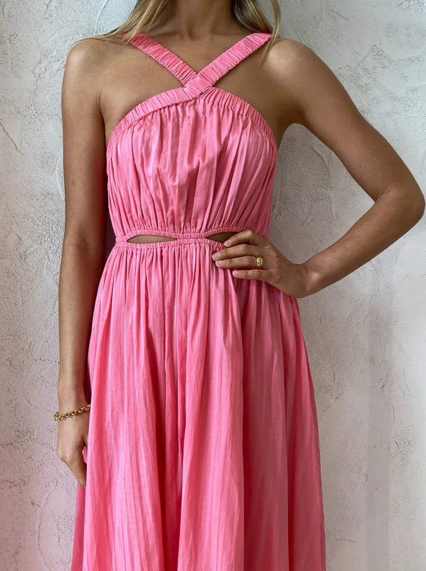 Steele Mirage Midi Dress in Musk