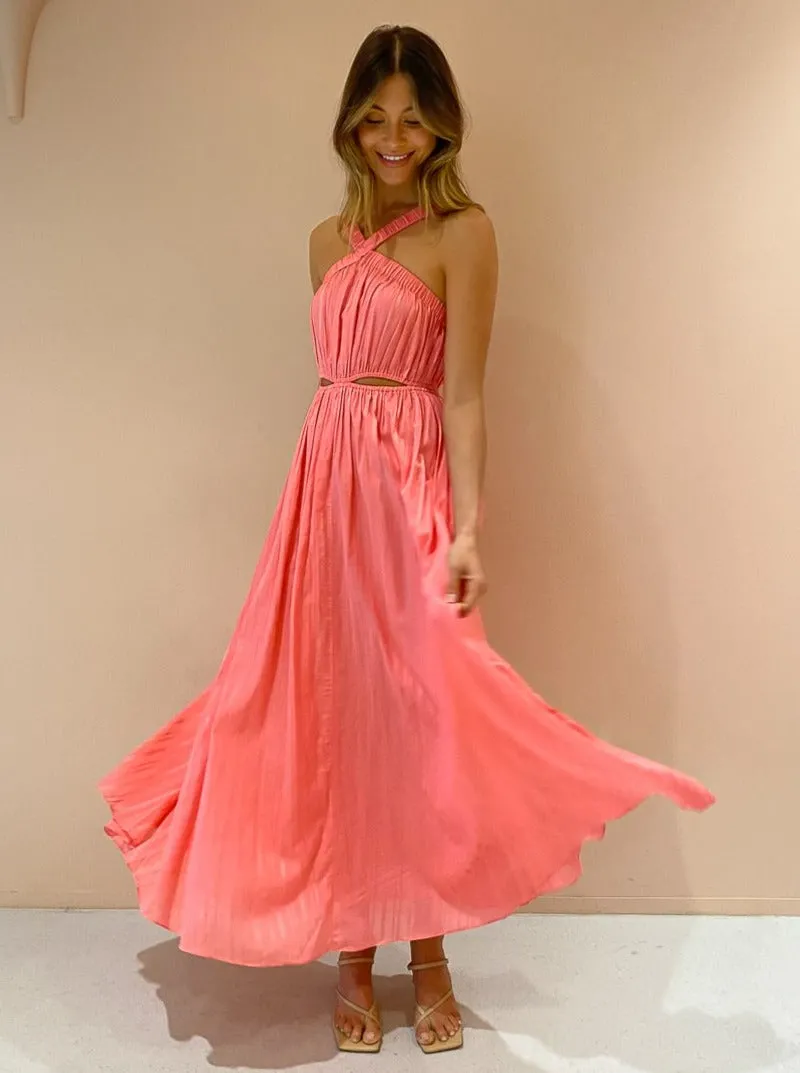 Steele Mirage Midi Dress in Musk