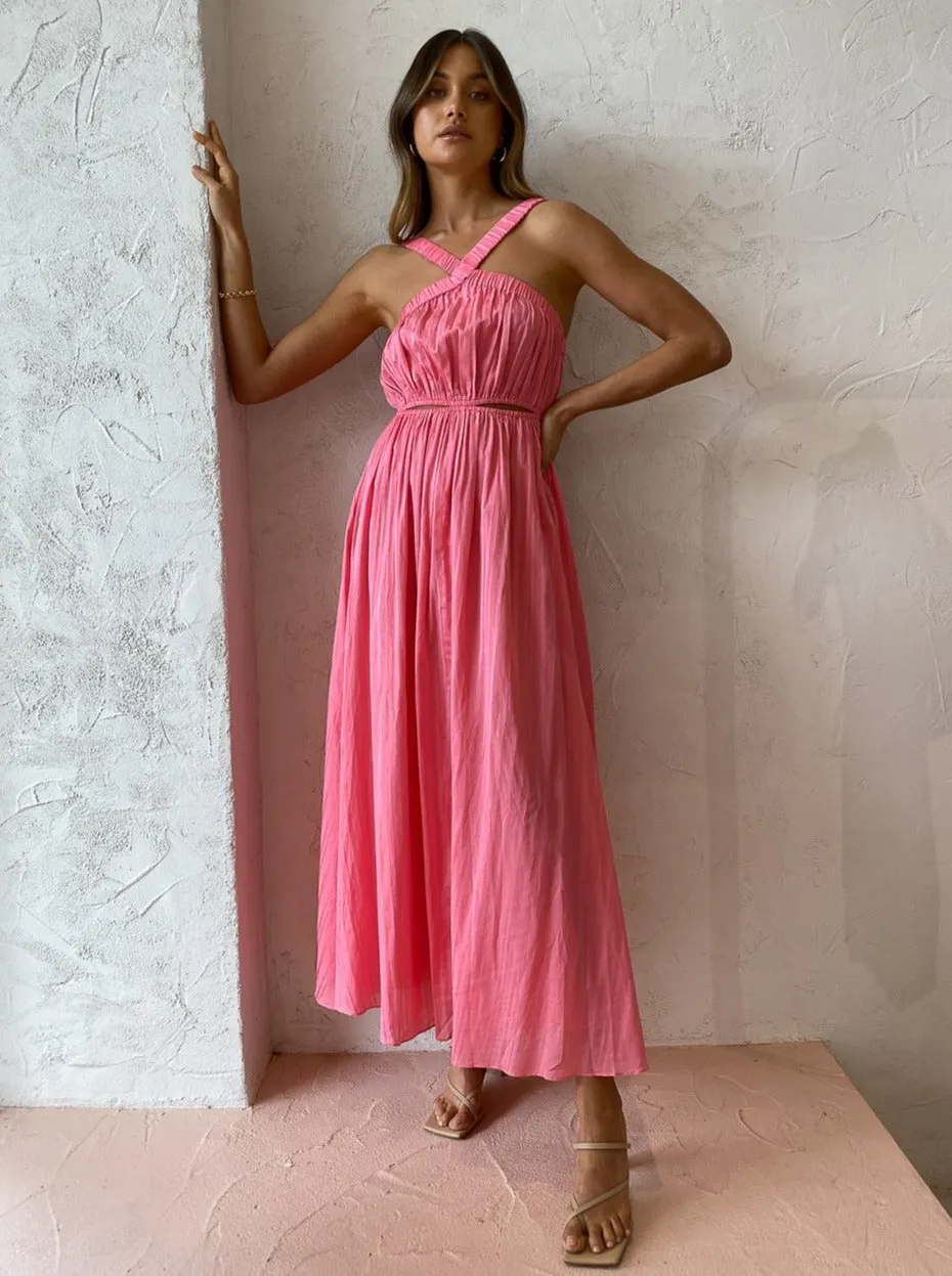 Steele Mirage Midi Dress in Musk