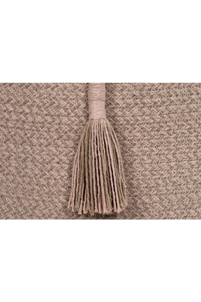 STORAGE BASKET FRINGES WOODY NUDE