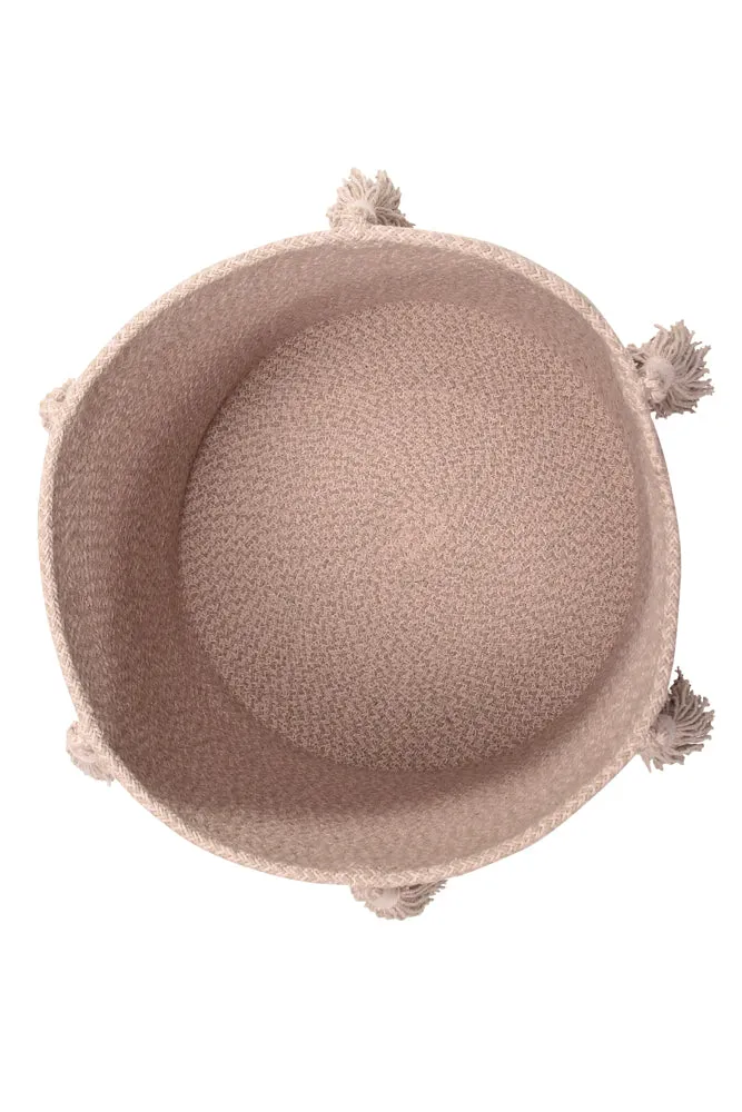 STORAGE BASKET FRINGES WOODY NUDE